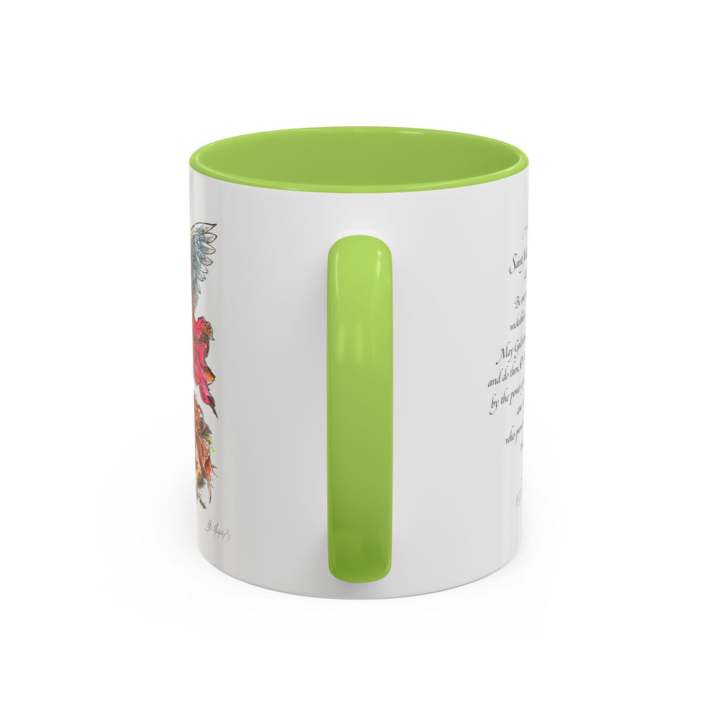 St. Michael Archangel Illustration Coffee Mug | Accent 11/15oz