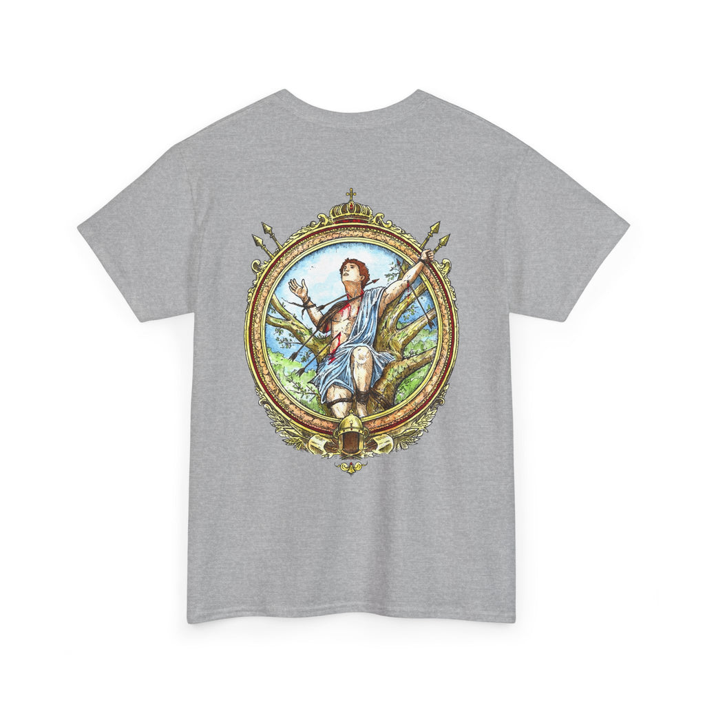 Saint Sebastian Shirt – Catholic Sacred Art Cotton Tee