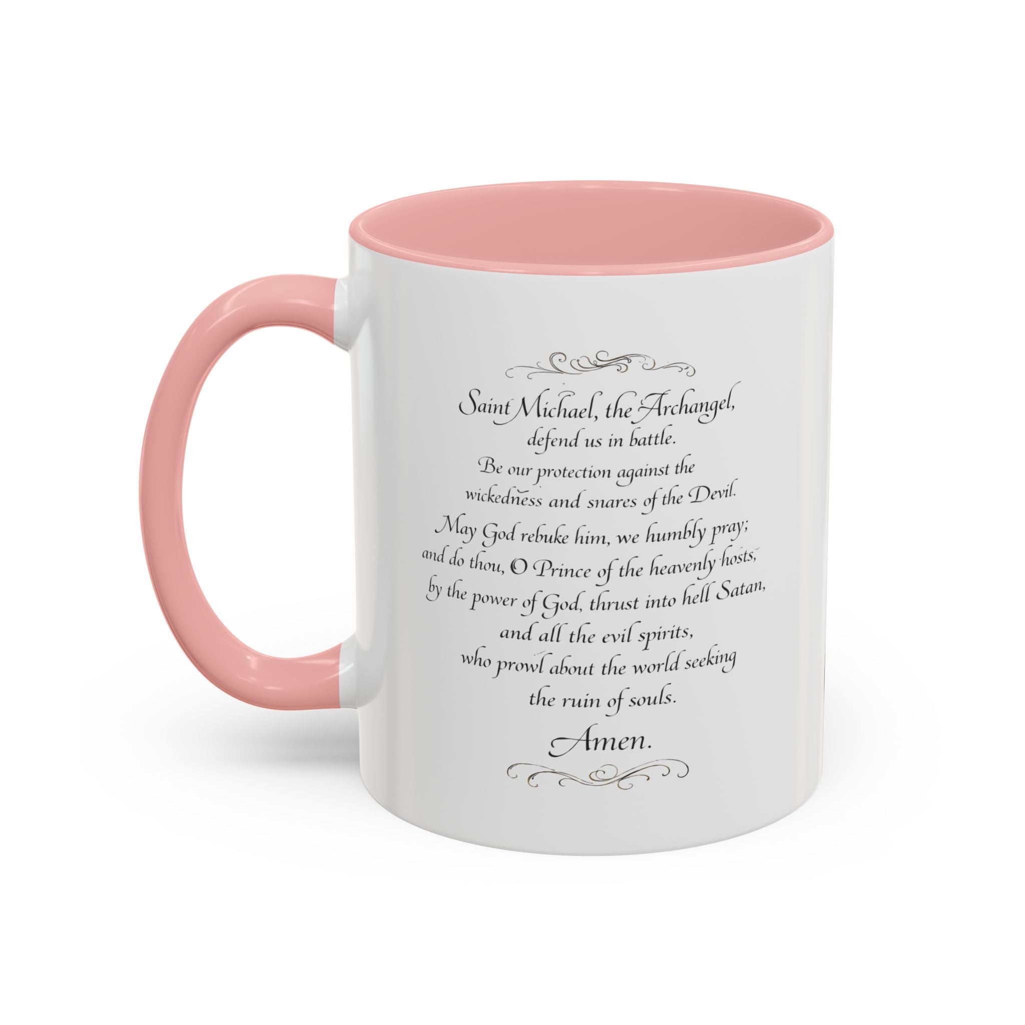 St. Michael Archangel Illustration Coffee Mug | Accent 11/15oz