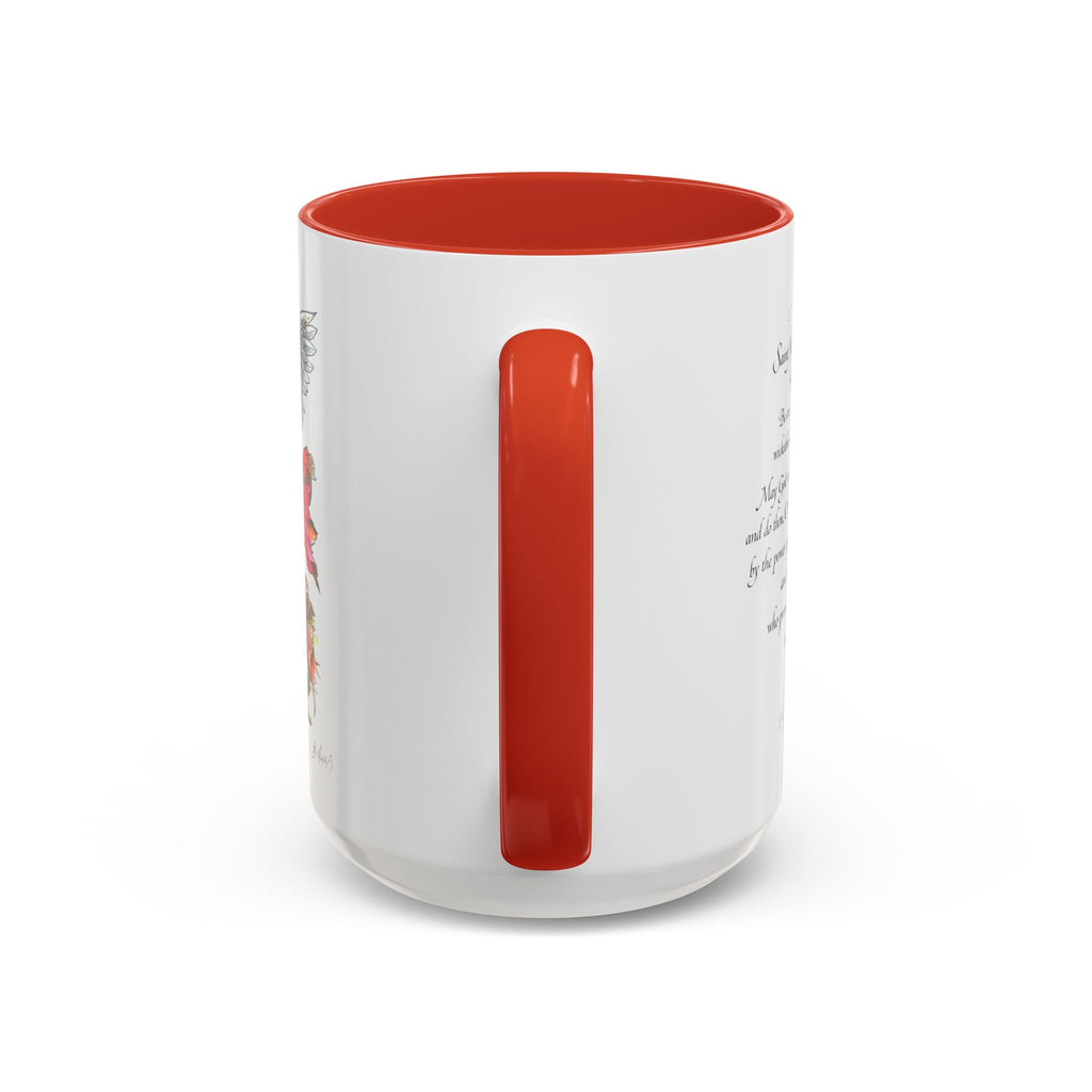 St. Michael Archangel Illustration Coffee Mug | Accent 11/15oz