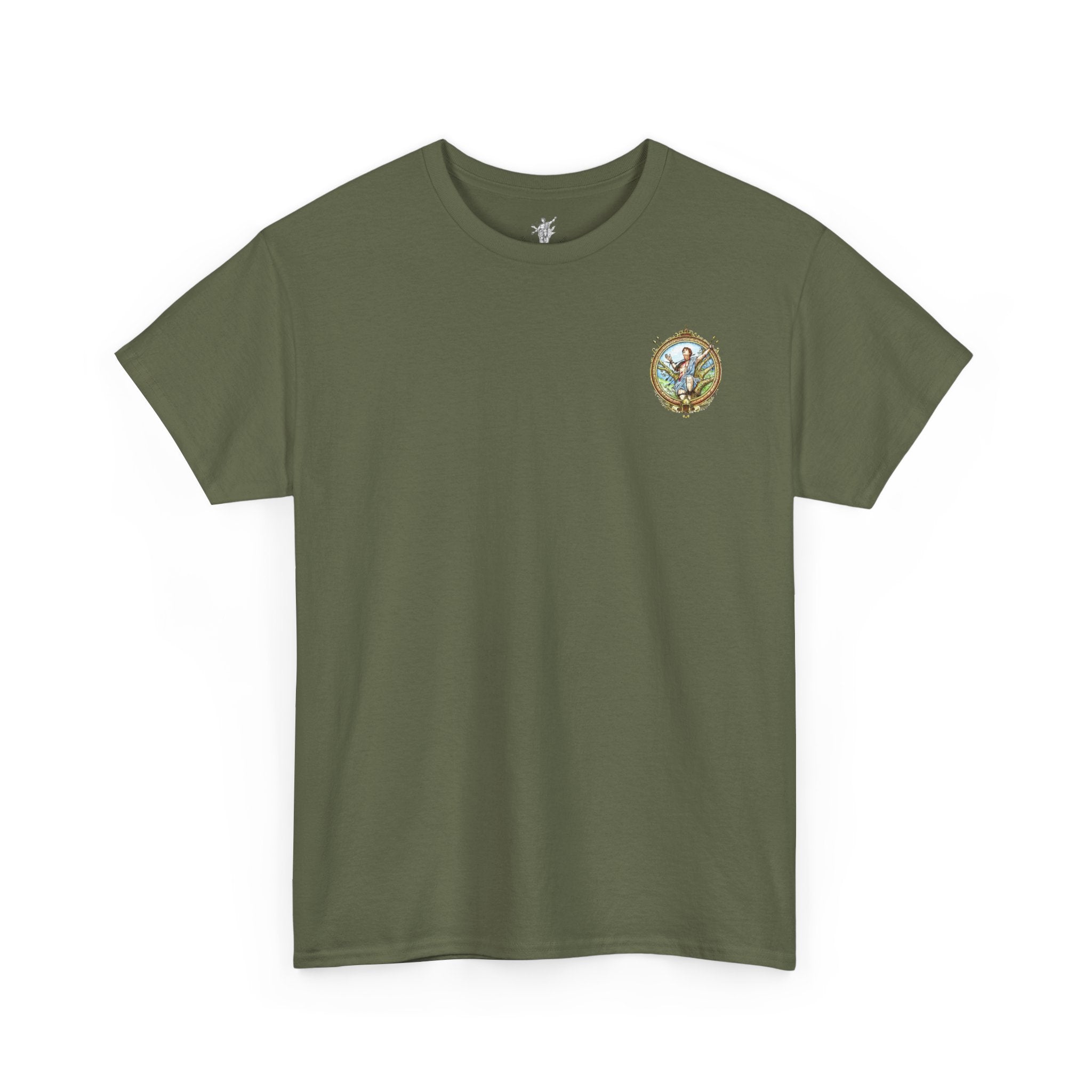Saint Sebastian Shirt – Catholic Sacred Art Cotton Tee