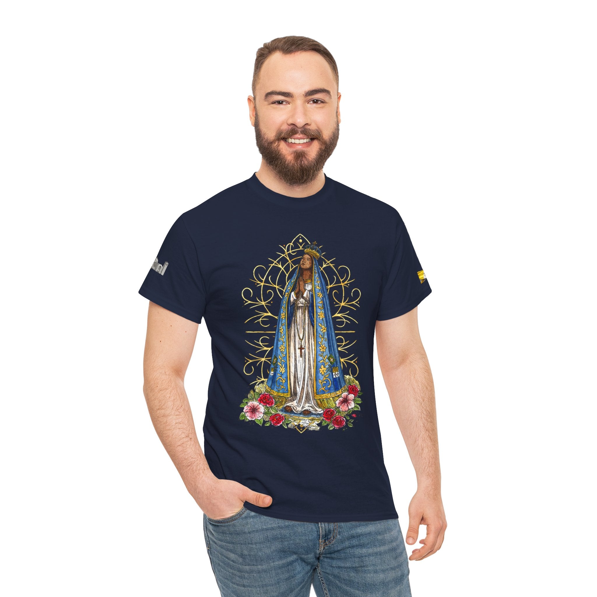 Nossa Senhora Aparecida Shirt | Brazilian Catholic Faith Tee | Virgin Mary Devotional Apparel