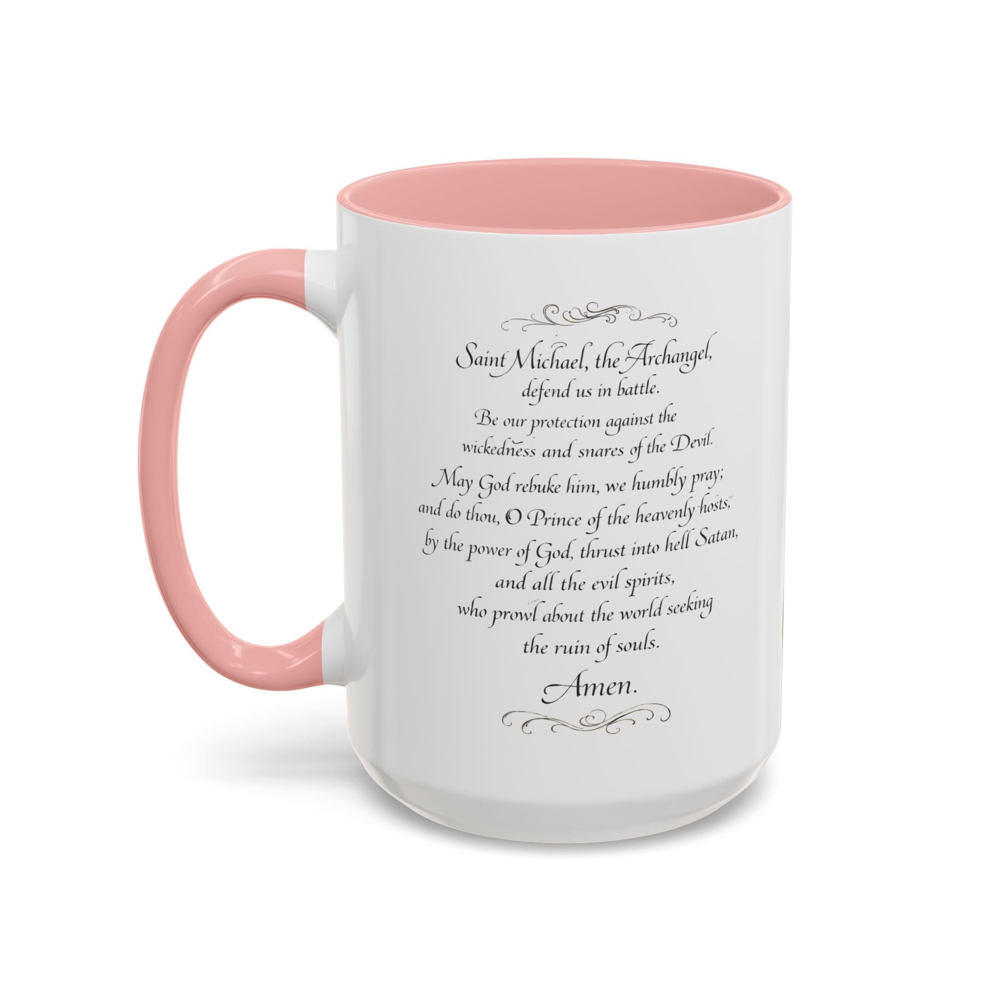 St. Michael Archangel Illustration Coffee Mug | Accent 11/15oz
