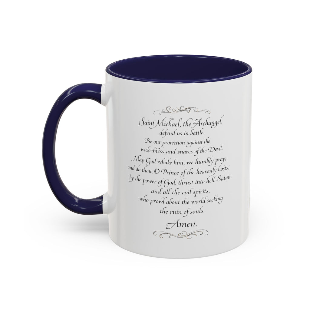 St. Michael Archangel Illustration Coffee Mug | Accent 11/15oz