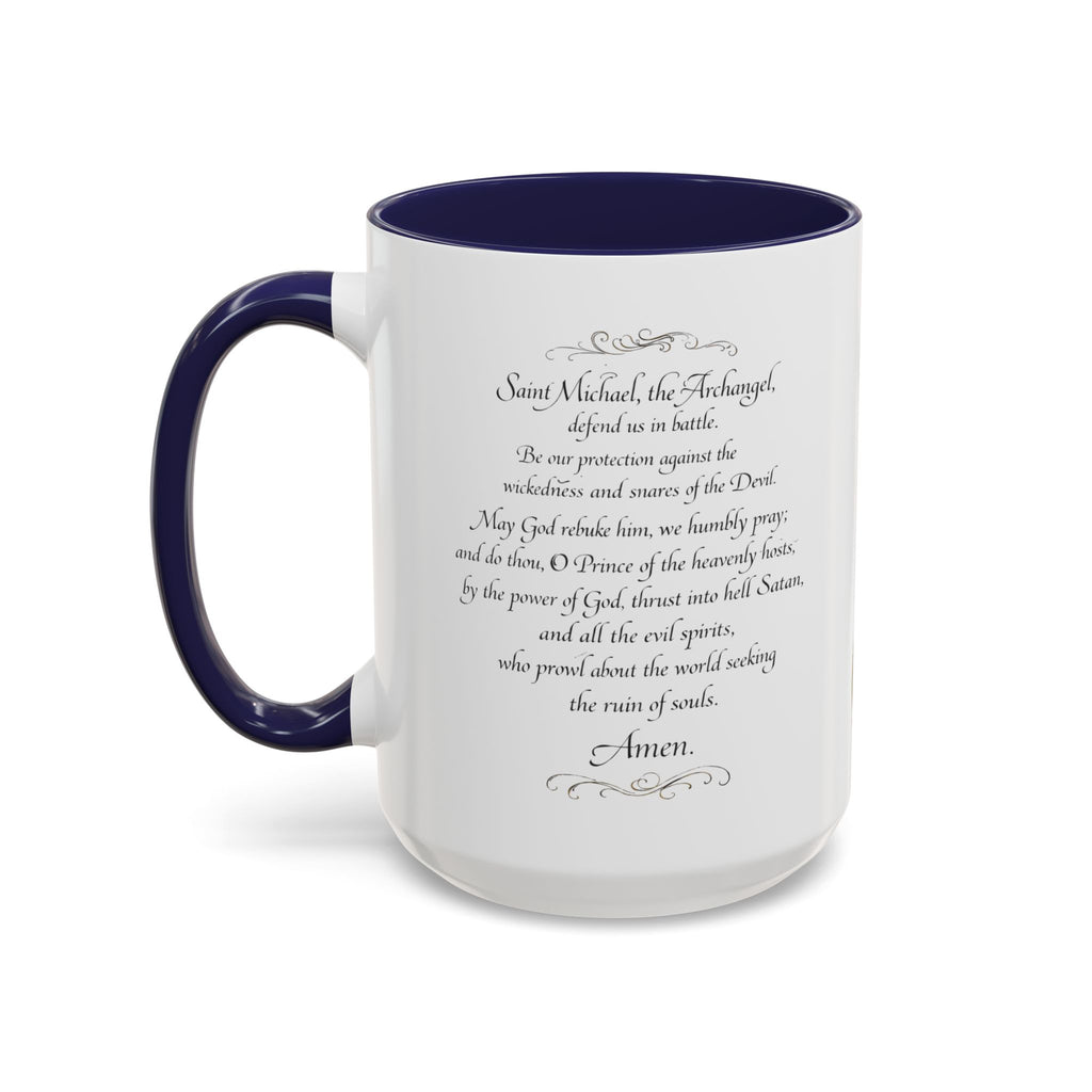 St. Michael Archangel Illustration Coffee Mug | Accent 11/15oz