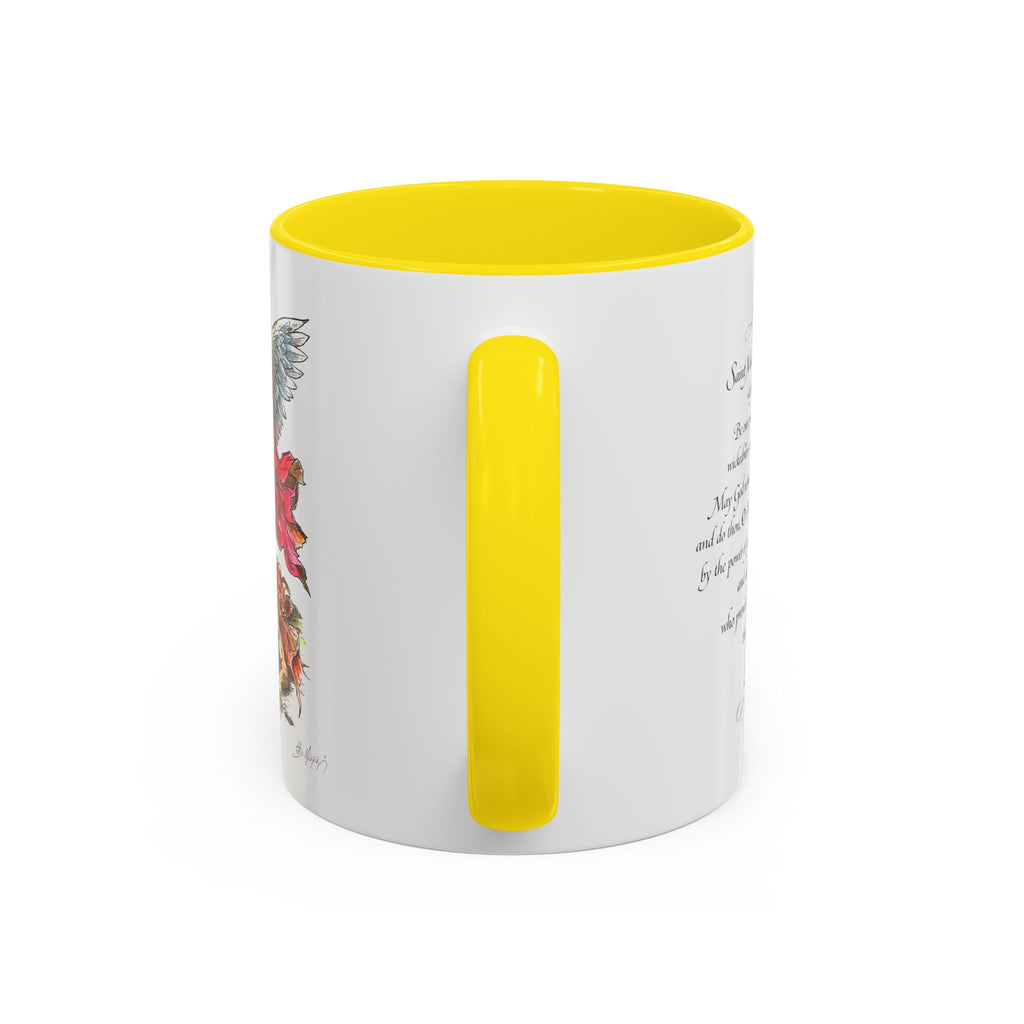 St. Michael Archangel Illustration Coffee Mug | Accent 11/15oz