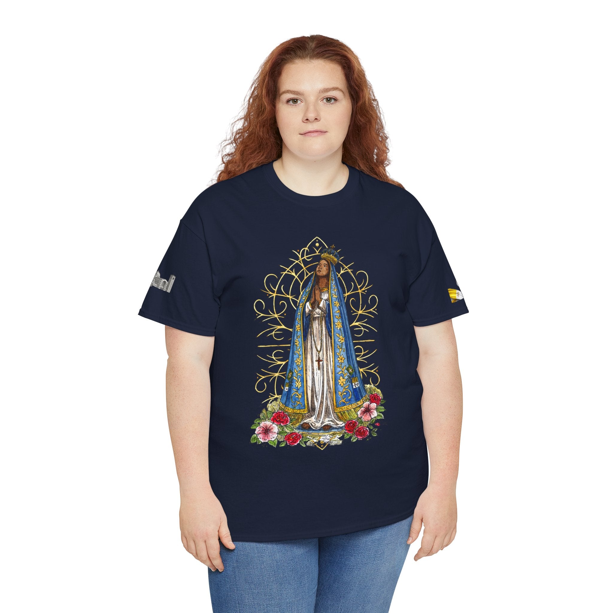 Nossa Senhora Aparecida Shirt | Brazilian Catholic Faith Tee | Virgin Mary Devotional Apparel