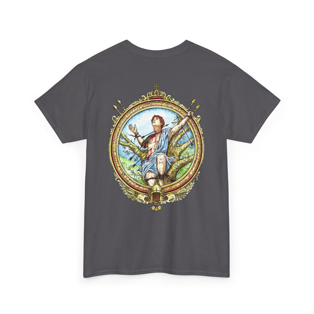 Saint Sebastian Shirt – Catholic Sacred Art Cotton Tee