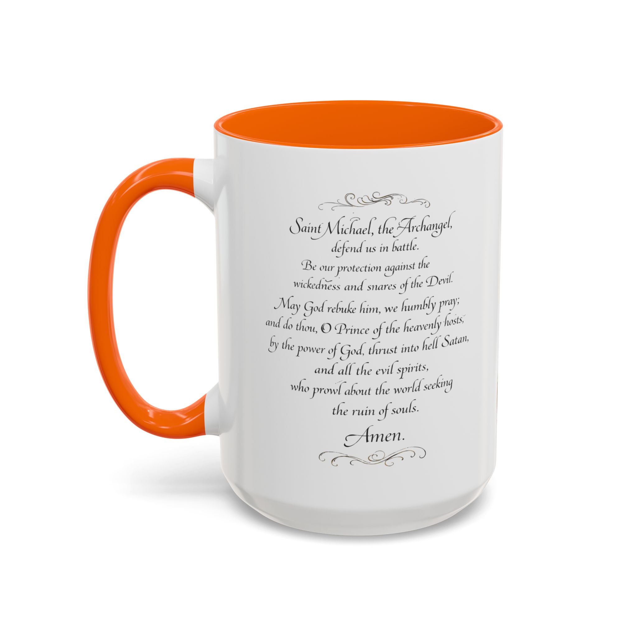 St. Michael Archangel Illustration Coffee Mug | Accent 11/15oz