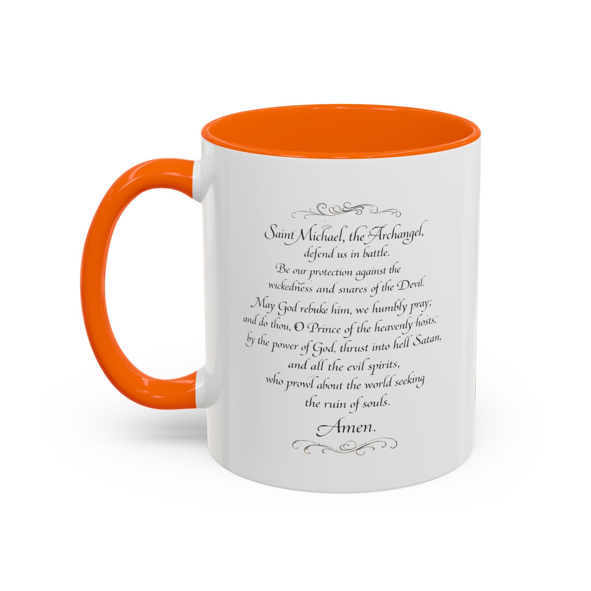 St. Michael Archangel Illustration Coffee Mug | Accent 11/15oz