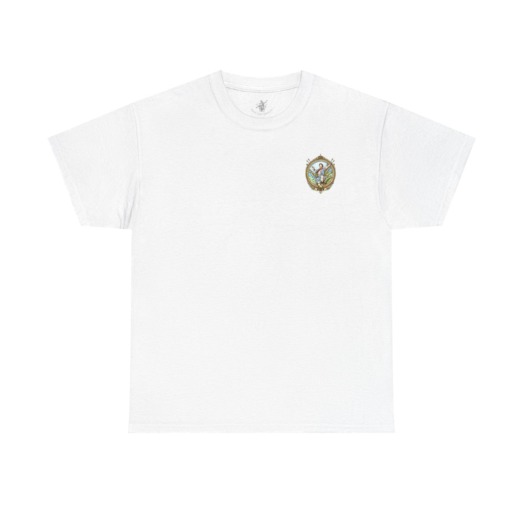 Saint Sebastian Shirt – Catholic Sacred Art Cotton Tee