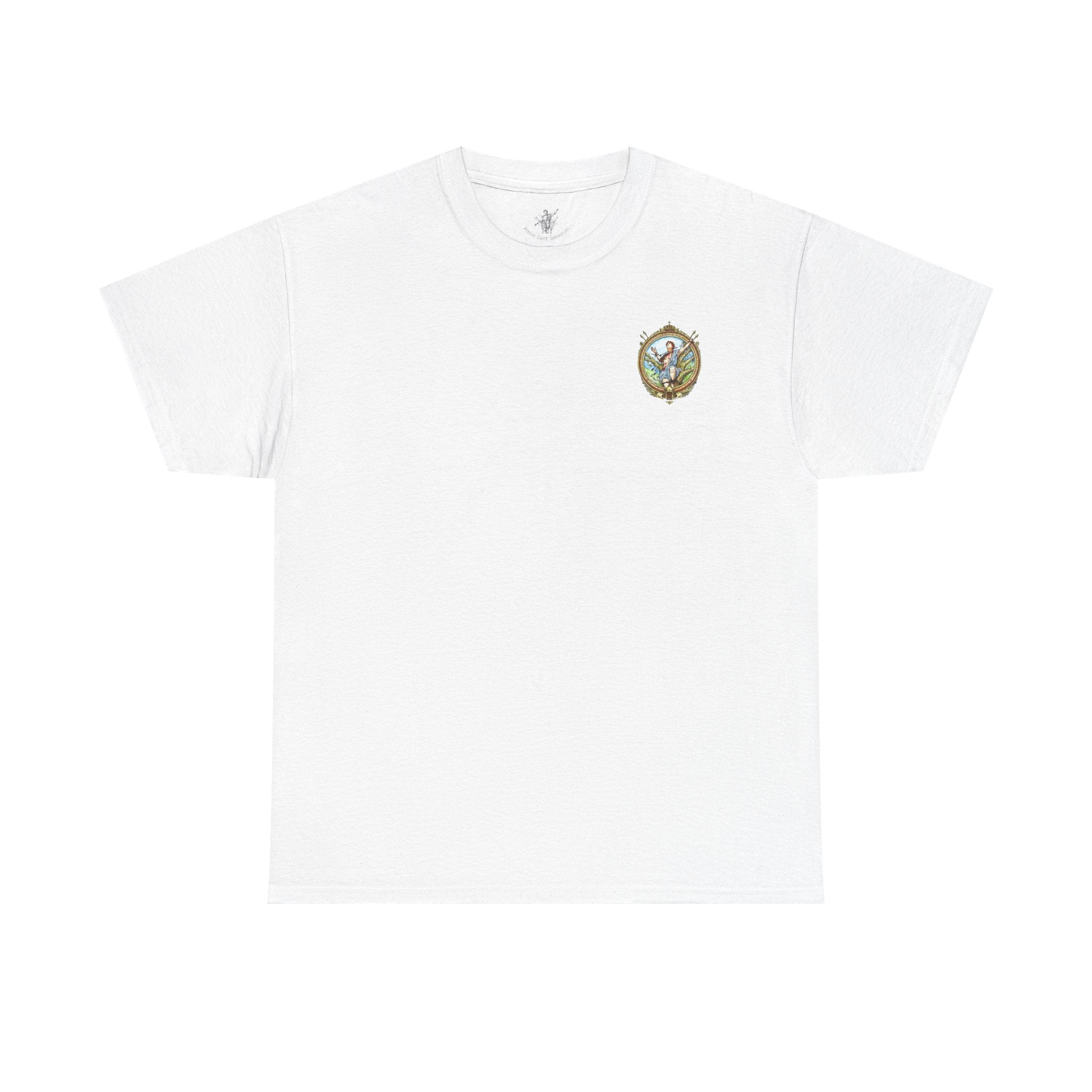 Saint Sebastian Shirt – Catholic Sacred Art Cotton Tee
