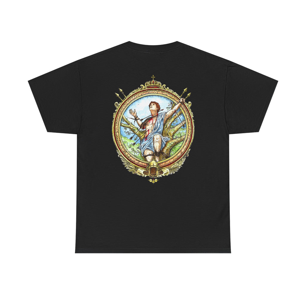 Saint Sebastian Shirt – Catholic Sacred Art Cotton Tee