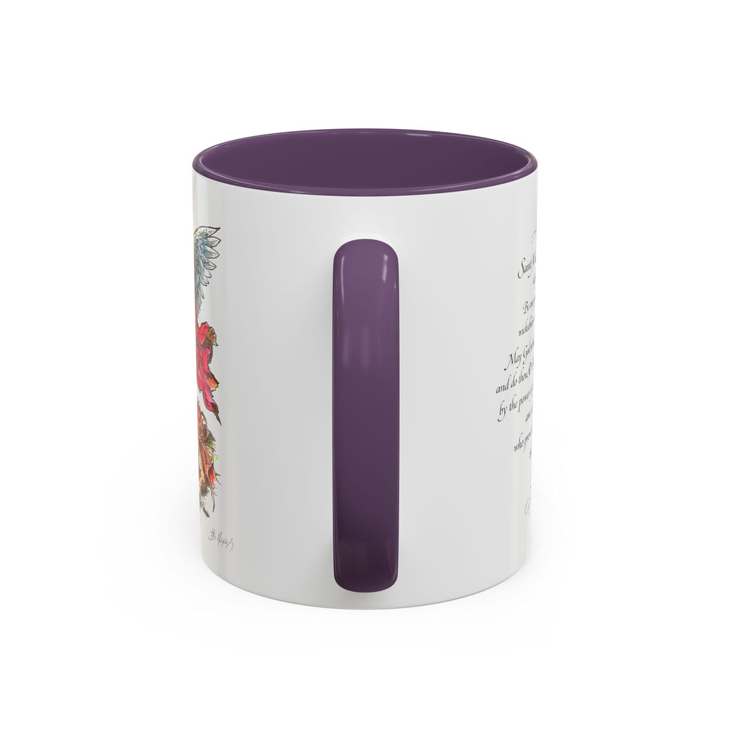 St. Michael Archangel Illustration Coffee Mug | Accent 11/15oz