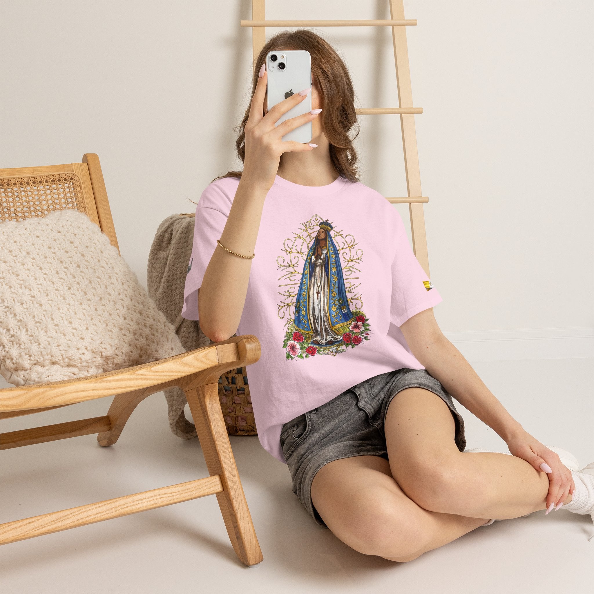 Nossa Senhora Aparecida Shirt | Brazilian Catholic Faith Tee | Virgin Mary Devotional Apparel