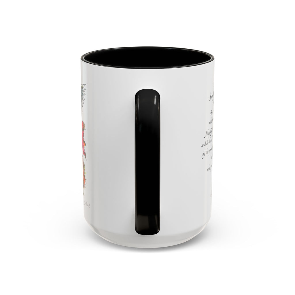 St. Michael Archangel Illustration Coffee Mug | Accent 11/15oz