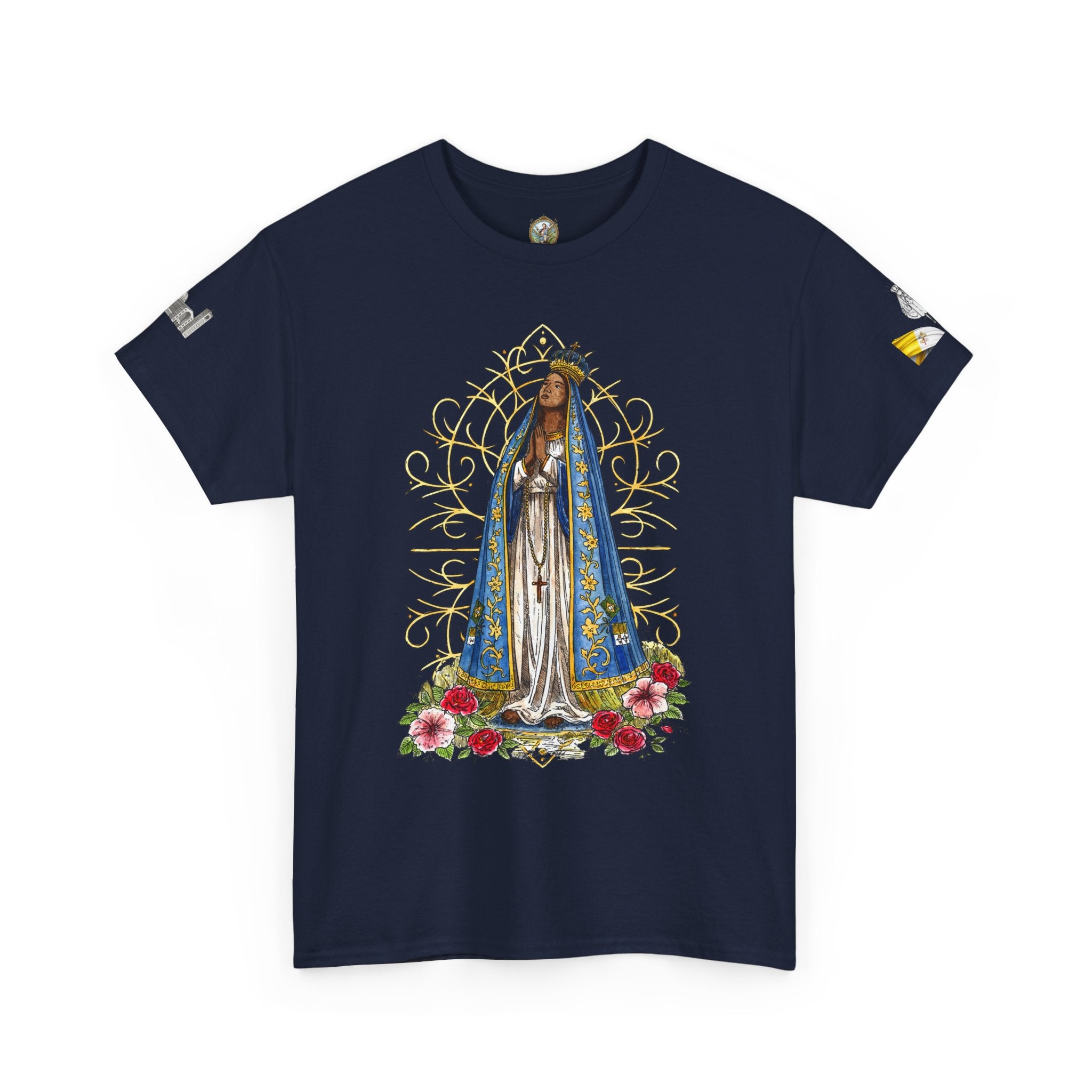 Nossa Senhora Aparecida Shirt | Brazilian Catholic Faith Tee | Virgin Mary Devotional Apparel