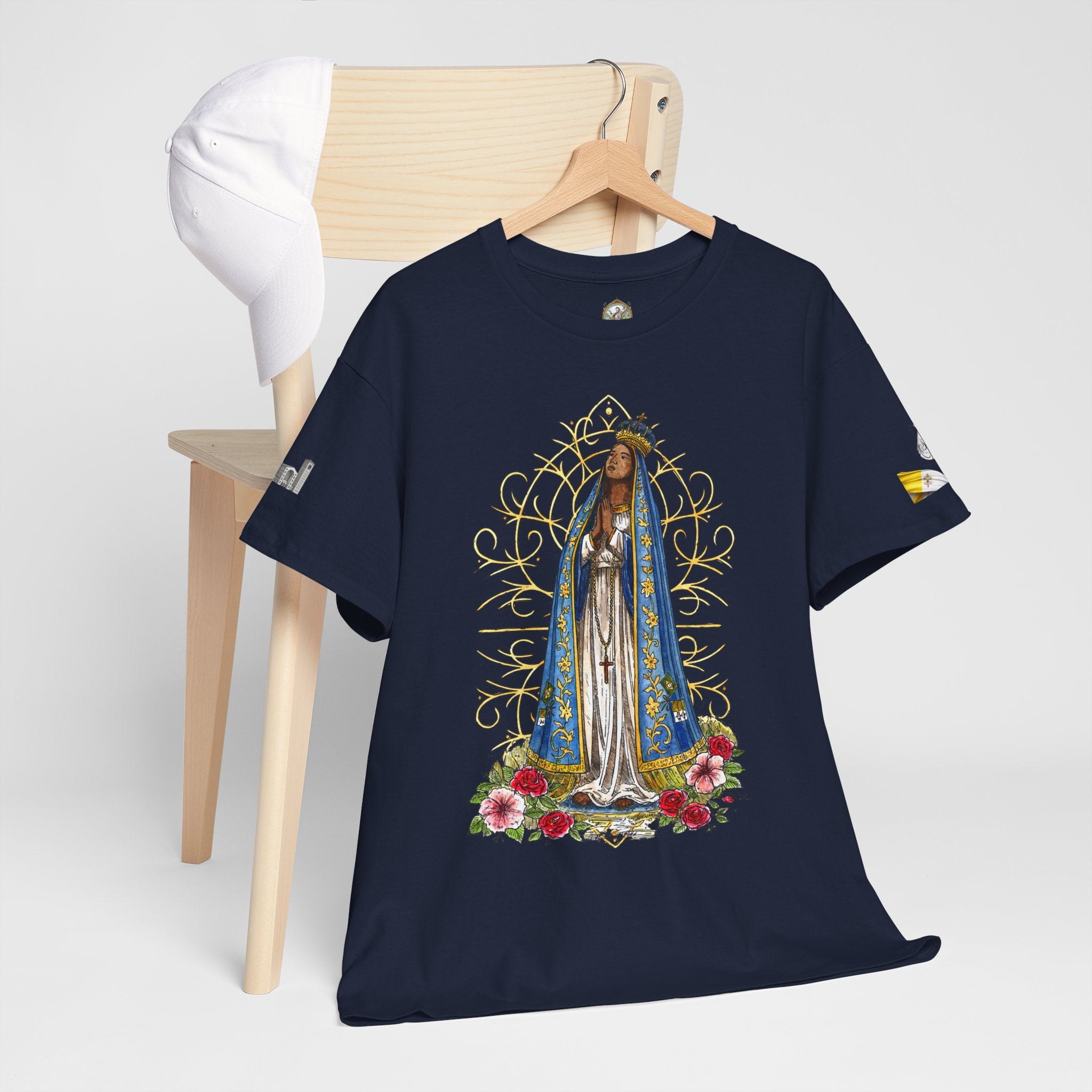 Nossa Senhora Aparecida Shirt | Brazilian Catholic Faith Tee | Virgin Mary Devotional Apparel
