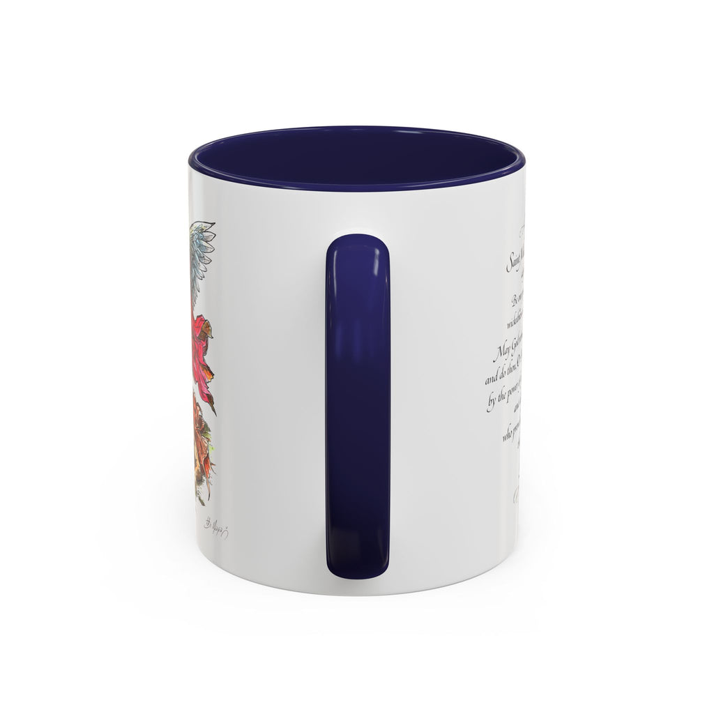 St. Michael Archangel Illustration Coffee Mug | Accent 11/15oz