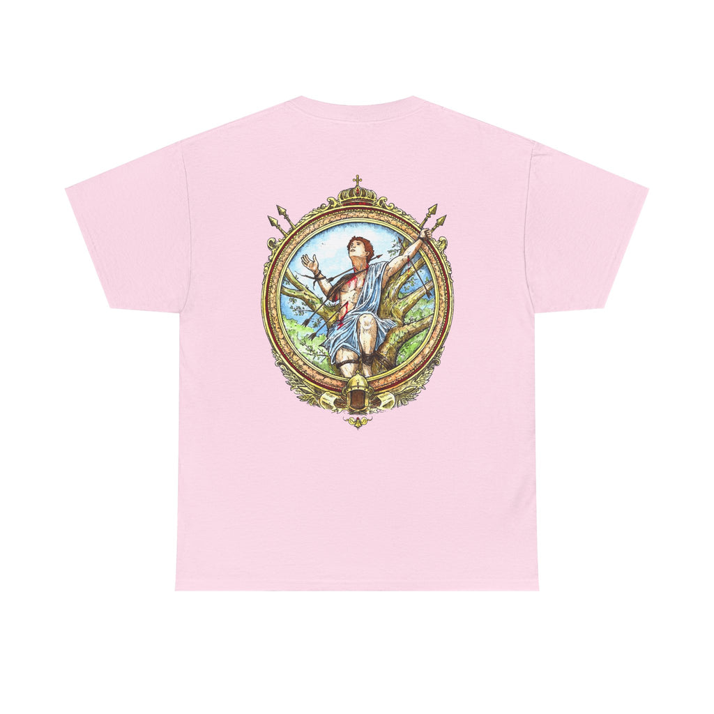 Saint Sebastian Shirt – Catholic Sacred Art Cotton Tee