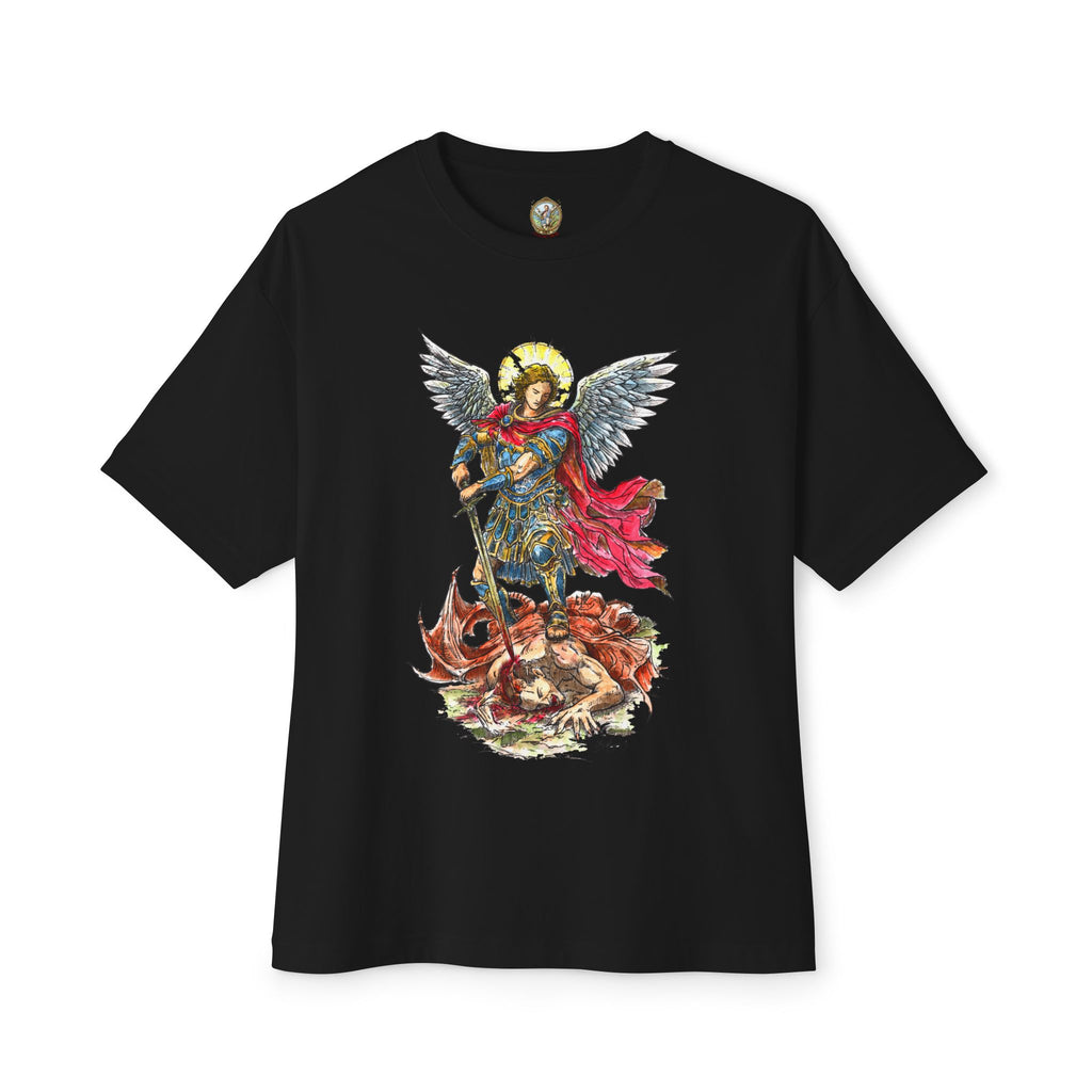 Saint Michael Archangel illustration Tee | Angel, Sword, Dragon Slayer