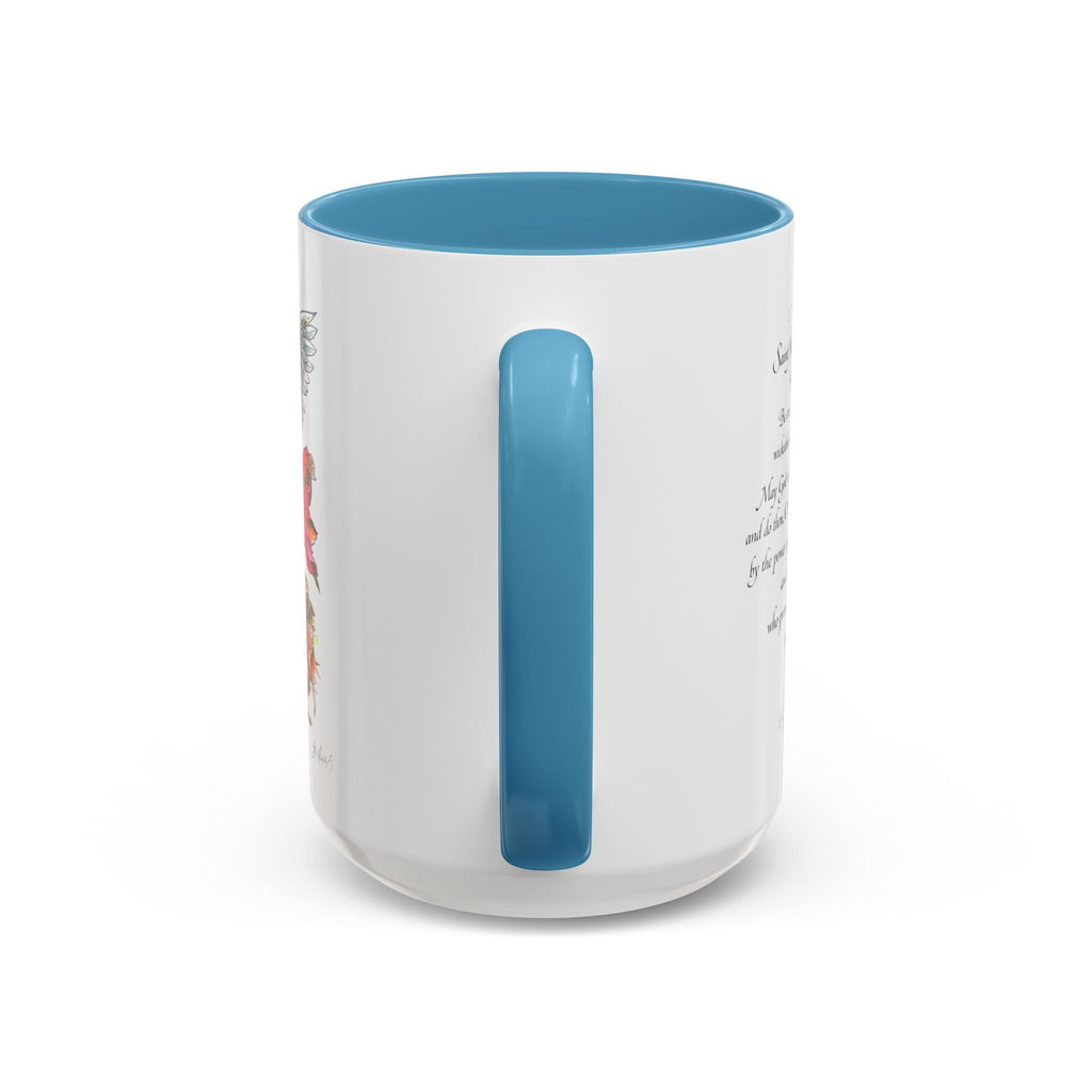 St. Michael Archangel Illustration Coffee Mug | Accent 11/15oz