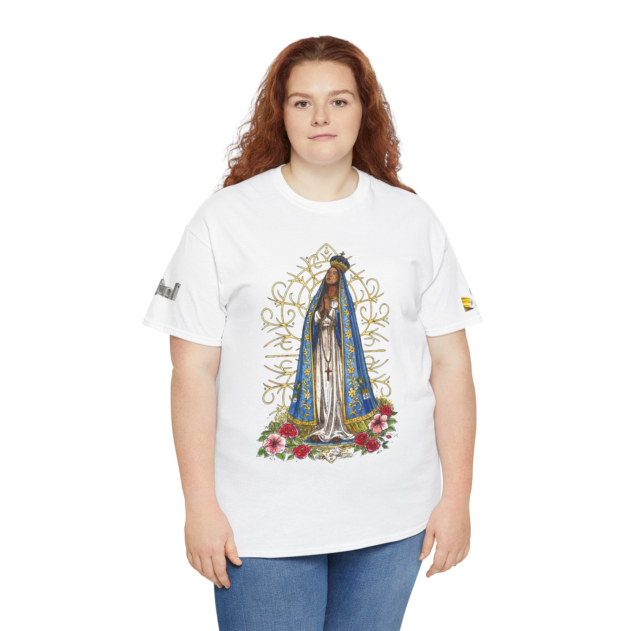 Nossa Senhora Aparecida Shirt | Brazilian Catholic Faith Tee | Virgin Mary Devotional Apparel