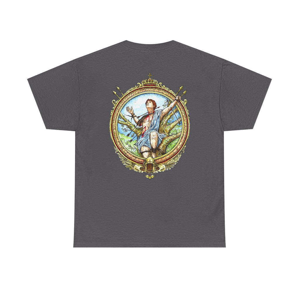 Saint Sebastian Shirt – Catholic Sacred Art Cotton Tee