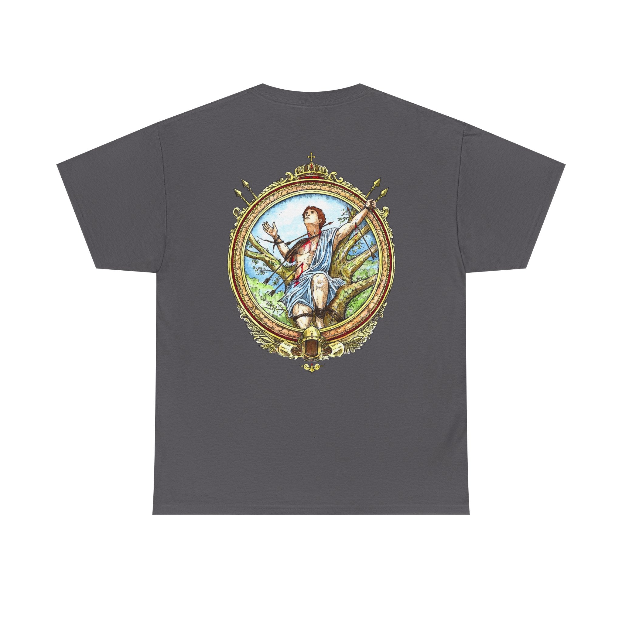 Saint Sebastian Shirt – Catholic Sacred Art Cotton Tee