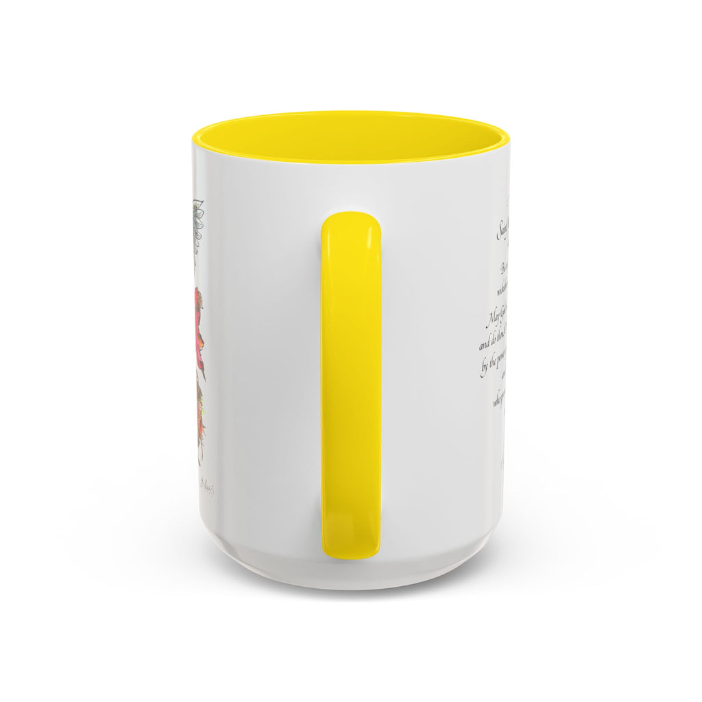 St. Michael Archangel Illustration Coffee Mug | Accent 11/15oz