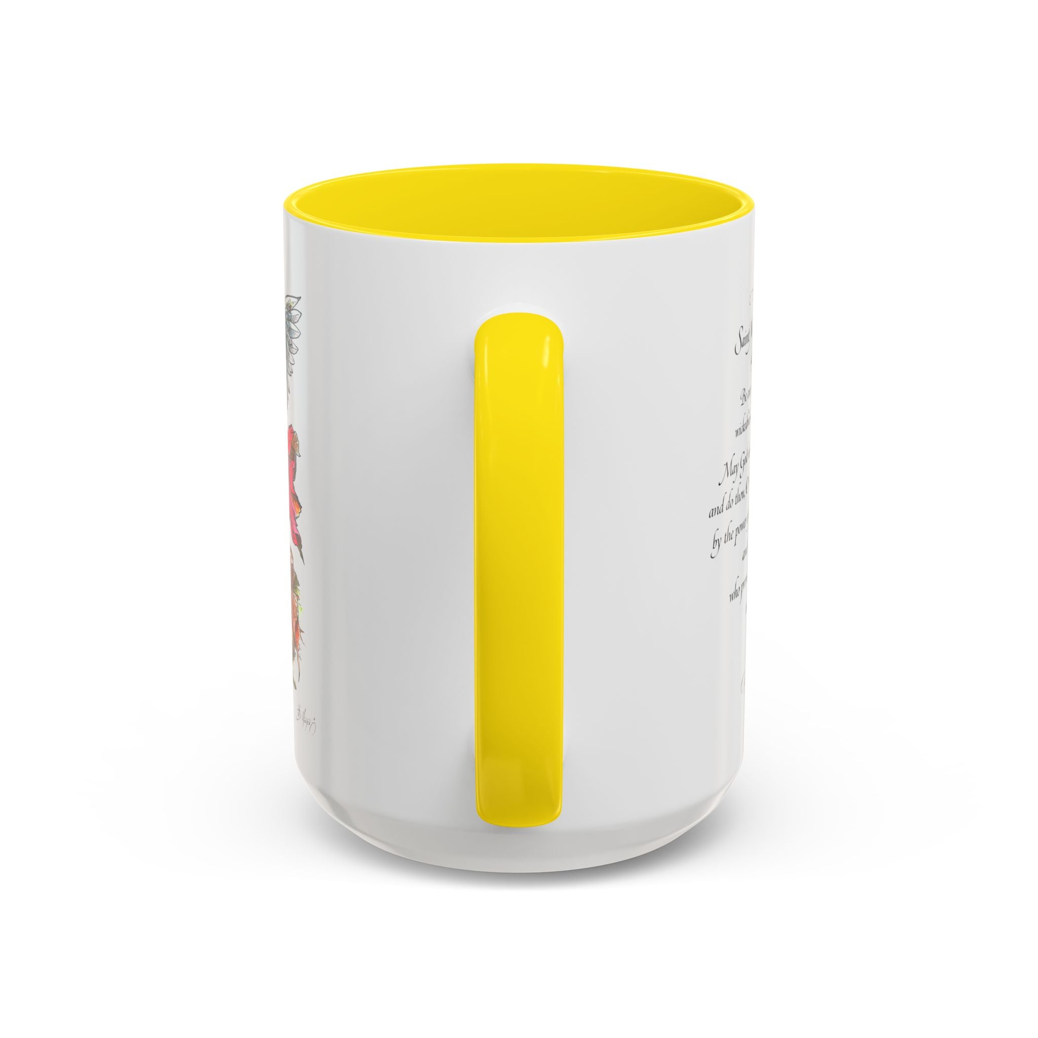 St. Michael Archangel Illustration Coffee Mug | Accent 11/15oz