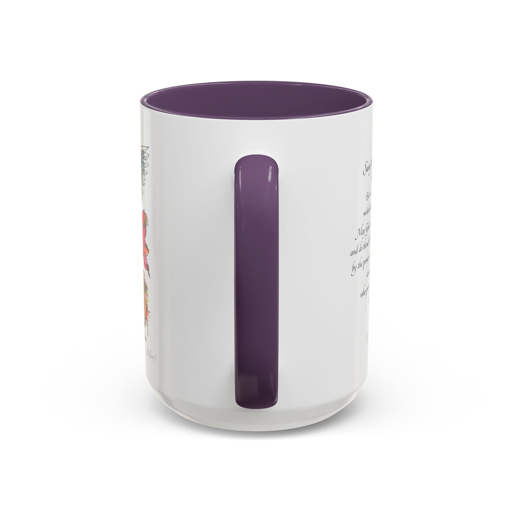 St. Michael Archangel Illustration Coffee Mug | Accent 11/15oz