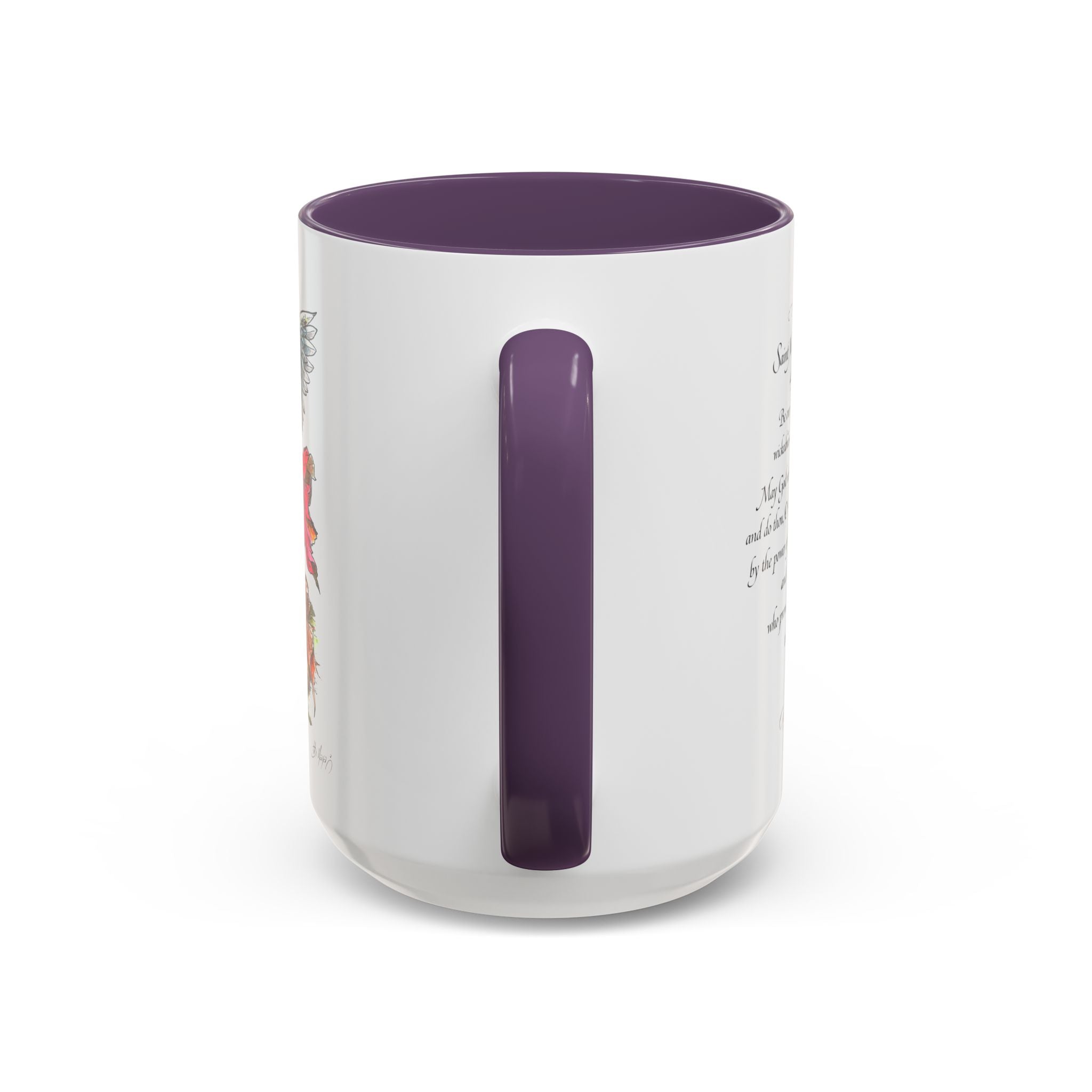 St. Michael Archangel Illustration Coffee Mug | Accent 11/15oz